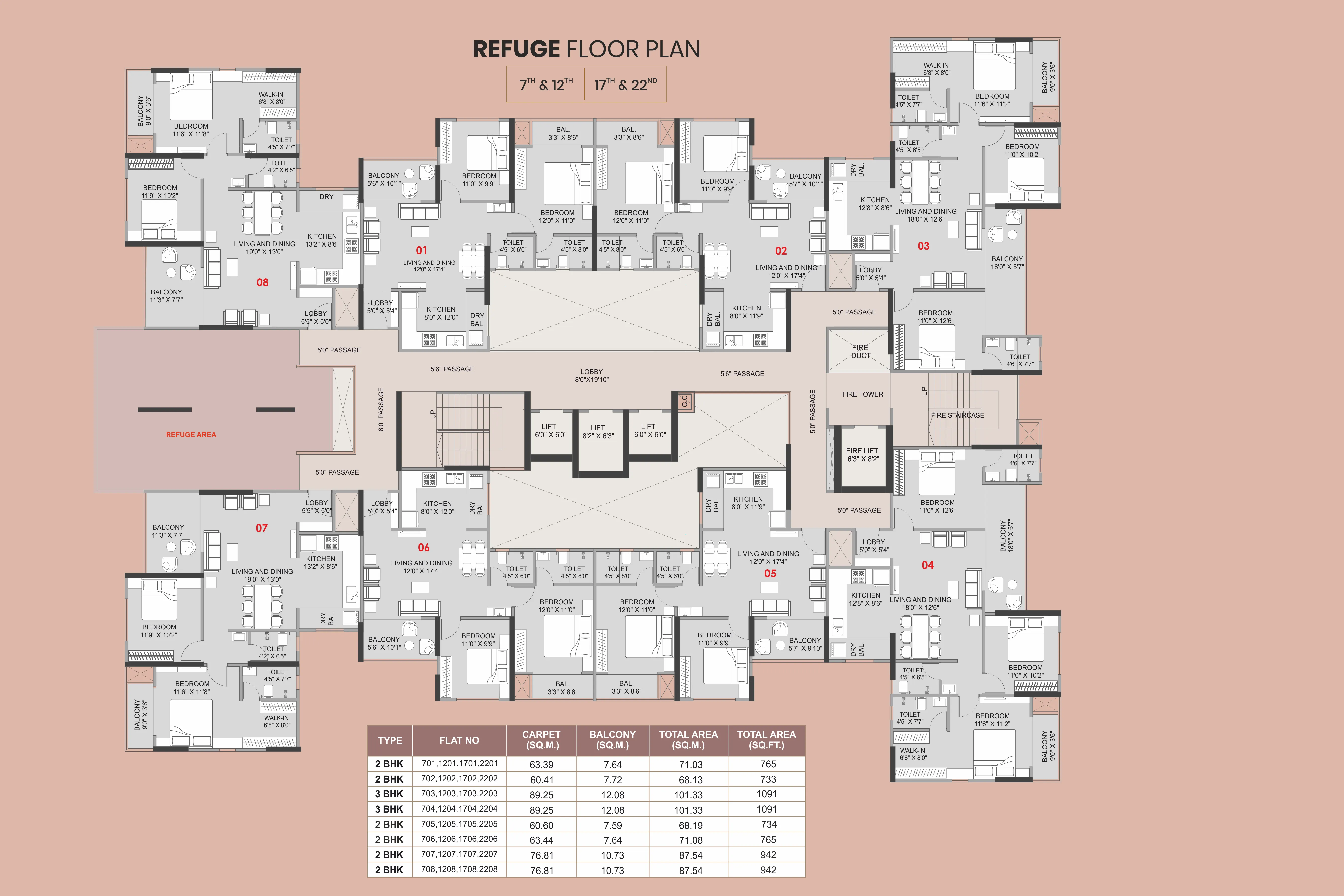 Refuge Floor Plan